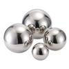 6 Pcs Stainless Steel Decorative Balls Metal Hollow Balls Smooth Gazing Mirror Ball for Home Garden Dcor