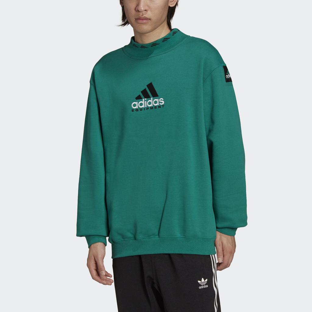 adidas Свитшот Originals EQT Archive с круглым вырезом, цвет Sub Green, HG8093