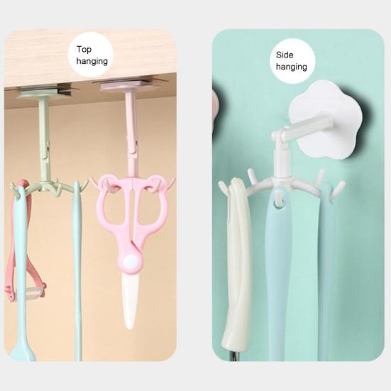 Storage Hook Sticky Easy To Install Sturdy Modern Daily Use Kitchen Utensil Hanger with Hooks Dorm Supplies KTY