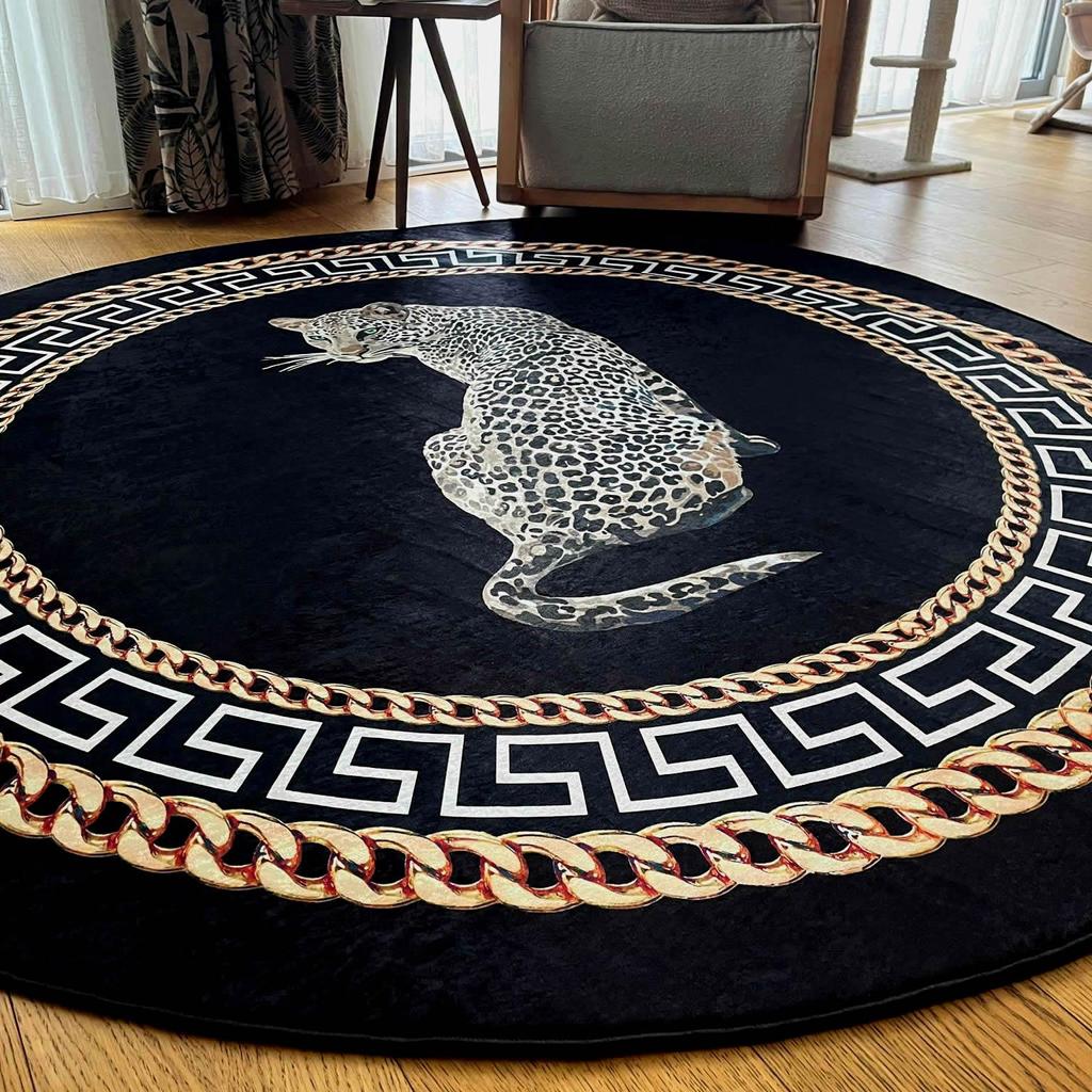 ePeddler Домашний декоративный леопардовый узор, цифровая печать, моющаяся нескользящая точечная основа, новое поколение ковров для гостиной, кухни, ванной комнаты и напольного коврика