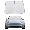Автомобильный солнцезащитный козырек на лобовое стекло для Tesla Model 3 Y Переднее окно Солнцезащитный козырек Защитный козырек от солнца Защита от УФ-излучения Аксессуары