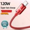 Crystal Shine 120 Вт Супербыстрый зарядный кабель Type-C для Huawei, Honor, Vivo и Oppo - Совместим с 6A Flash Charge.