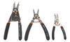 Bahco 9938 BH9938 Circlip Pliers Set, Black/Red, Set of 3 Pieces