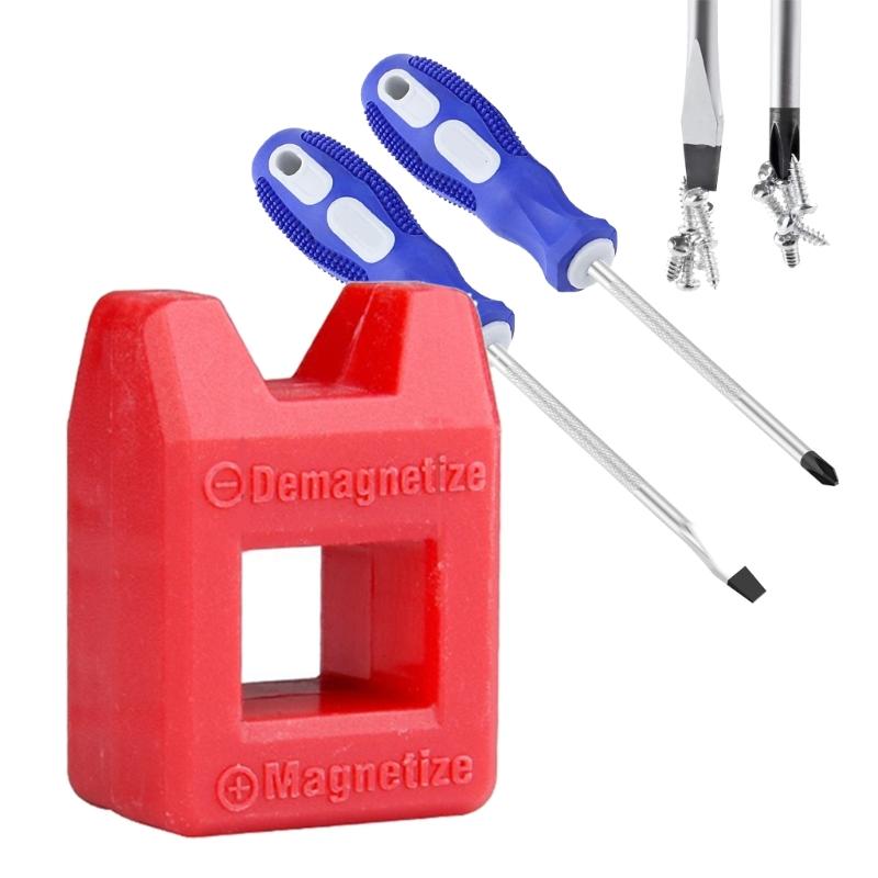 Magnetiser Demagnetiser Universal Magnetizer & Demagnetizing Tool for Screwdrivers Bits & Tool Tips Magnetization ABS