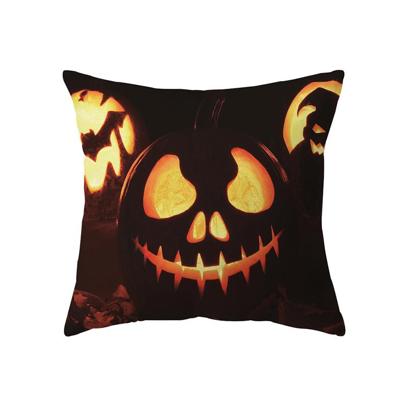 Pumpkin Collection Halloween Theme Pillow Cover Sofa Cushion  Holiday Gift Party Decoration Home Decor