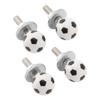 4x Custom SOCCER License Plate Bolt Screw Plastic Motorcycle Chopper Trike