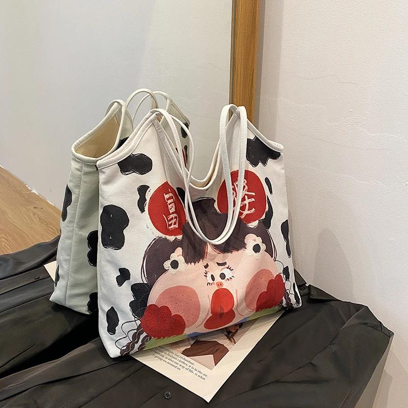 Большая вместительная дорожная сумка с небольшим нишевым дизайном, элегантная индивидуальная и универсальная сумка на плечо