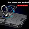 KEYSION Shockproof Armor Case for Xiaomi POCO X6 Pro Soft Silicone+PC Metal Ring Stand Phone Back Cover for POCO X5 Pro 5G