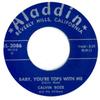 7inch Record CALVIN BOZE - Baby, You're Tops With Me / Slippin ALADDIN3086 Aladdin 2010 UK Blues