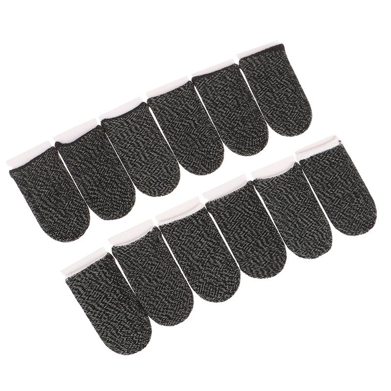 6 шт., защищенные от пота перчатки для мобильных игр, сенсорный экран, большие пальцы, рукава для пальцев