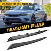 2x Накладка молдинг фары-веки Нижняя крышка-заполнитель для -2024 Honda Civic