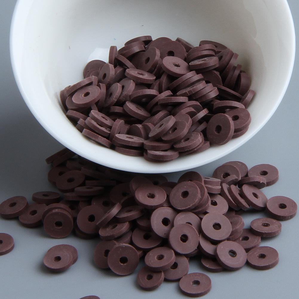 10 г бусин из полимерной глины сплошного цвета для браслетов и ожерелий - Разделительные бусины ручной работы