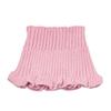 Winter Solid Color Ruffle Autumn Knitted Scarf Women Bib Neck Guard Korean Style Fake Collar