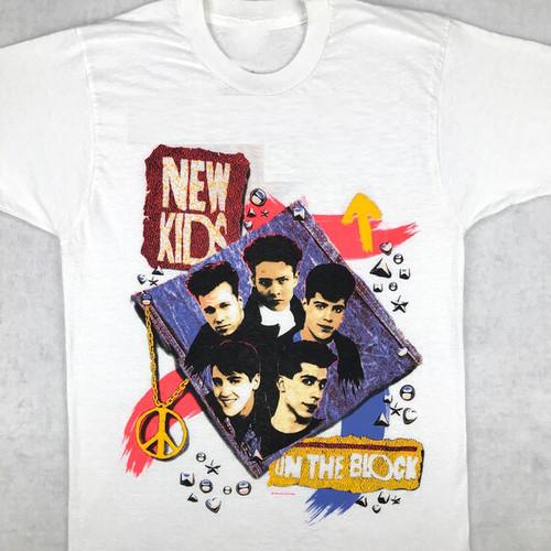 Футболка New Kids on The Block Big Step Американская оверсайз с коротким рукавом Мужская Женская Мода Уличный Хип-хоп Рок Топ