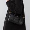 Jordan Metal Airman Logo Leather Polyester Boston Bag Unisex Handbags Black DR5595-010