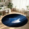 TSG Hoffenheim FC Printed Round Crystal Velvet Rug Soft Non Slip Floor Carpet For Bedroom Holiday Gift