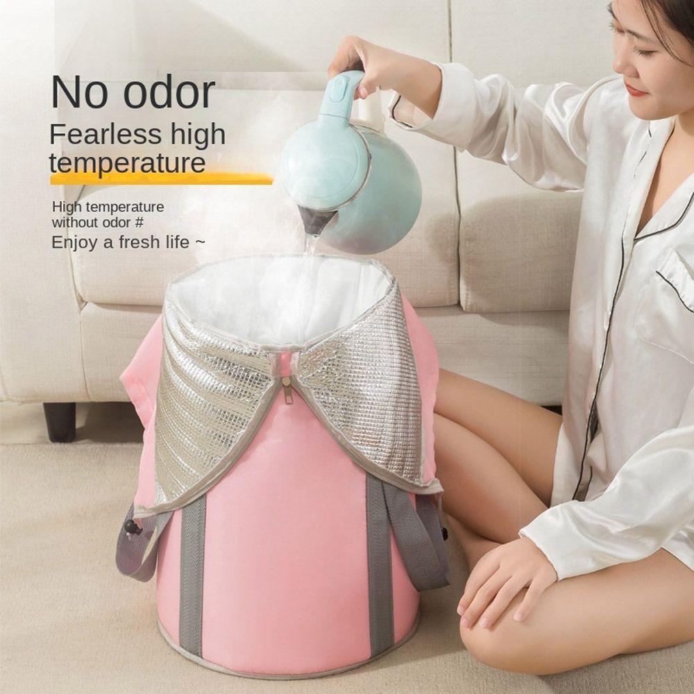 Outdoor Travel Bath Buckets Washing Tub Wash Basin Bath Bag Portable Basins Foldable Foot Tub