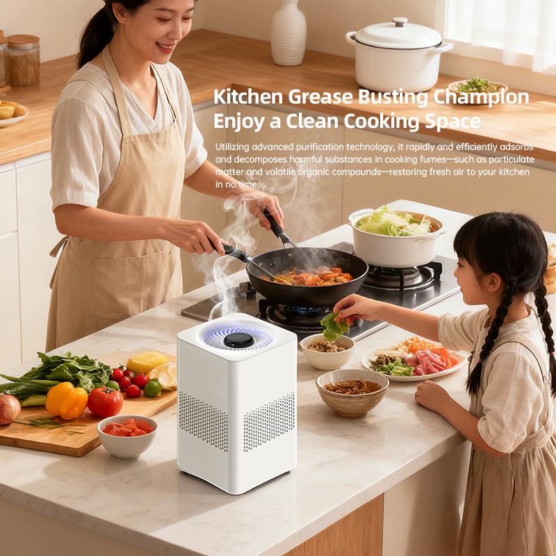 Xiaomi Mini Portable Type-C Air Purifier HEPA Filter Negative Ion Air Cleaner Remove Smoke Odor Formaldehyde Home Car Office