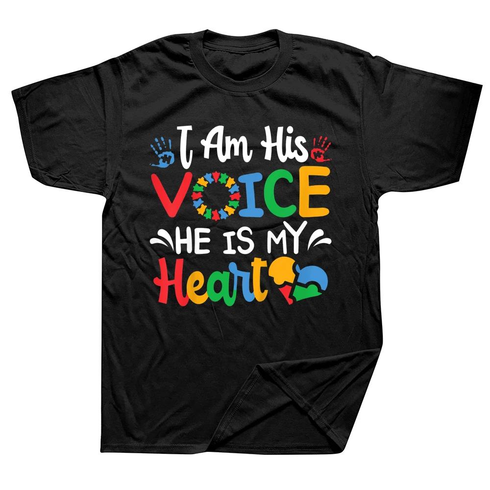 Mom Mama Autistic Autism Awareness T Shirts Cotton Streetwear Short Sleeve Birthday Gifts Summer Style Tshirt Mens Clothing