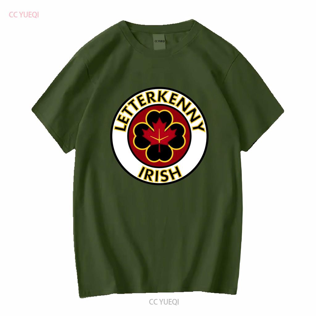 Очаровательная ирландская футболка Letterkenny Shamrocks на День Святого Патрика винтажная стираная повседневная универсальная уличная стильная унисекс