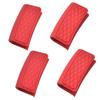 4pcs Silicone Pot Assist Handle Covers High Heat Resistance Anti-slip Anti-scalding Washable Reusable Pot Holder Sleeves