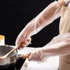 10 ШТ Одноразовые Нарукавники Перчатки Кухня Бытовая Уборка Водонепроницаемые Эластичные Завязки Удлиненные Перчатки с Длинным Рукавом из ХПЭ