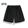 Мужские шорты, однотонные, с эластичным поясом, спортивные шорты с карманами, дышащие, повседневные шорты