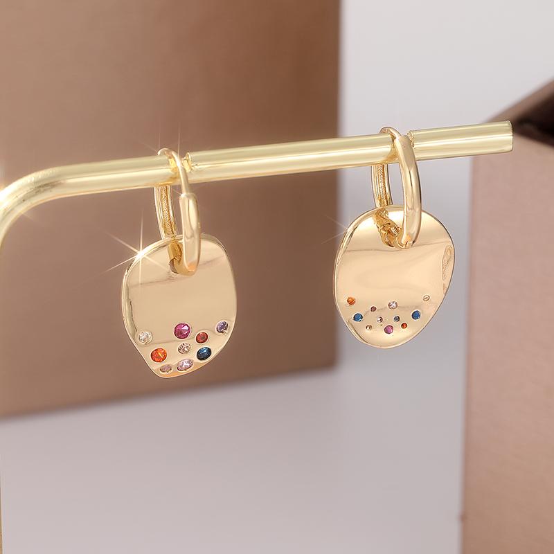 Городские летние ночи Сапфировые мини-серьги - Женские помолвочные свадебные серьги - Благородные и элегантные подарки для нее