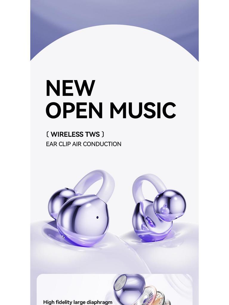 Беспроводные наушники M91AI Bluetooth с костной проводимостью: Зажимной, Высококачественный звук, Умный перевод, Беспроводной.