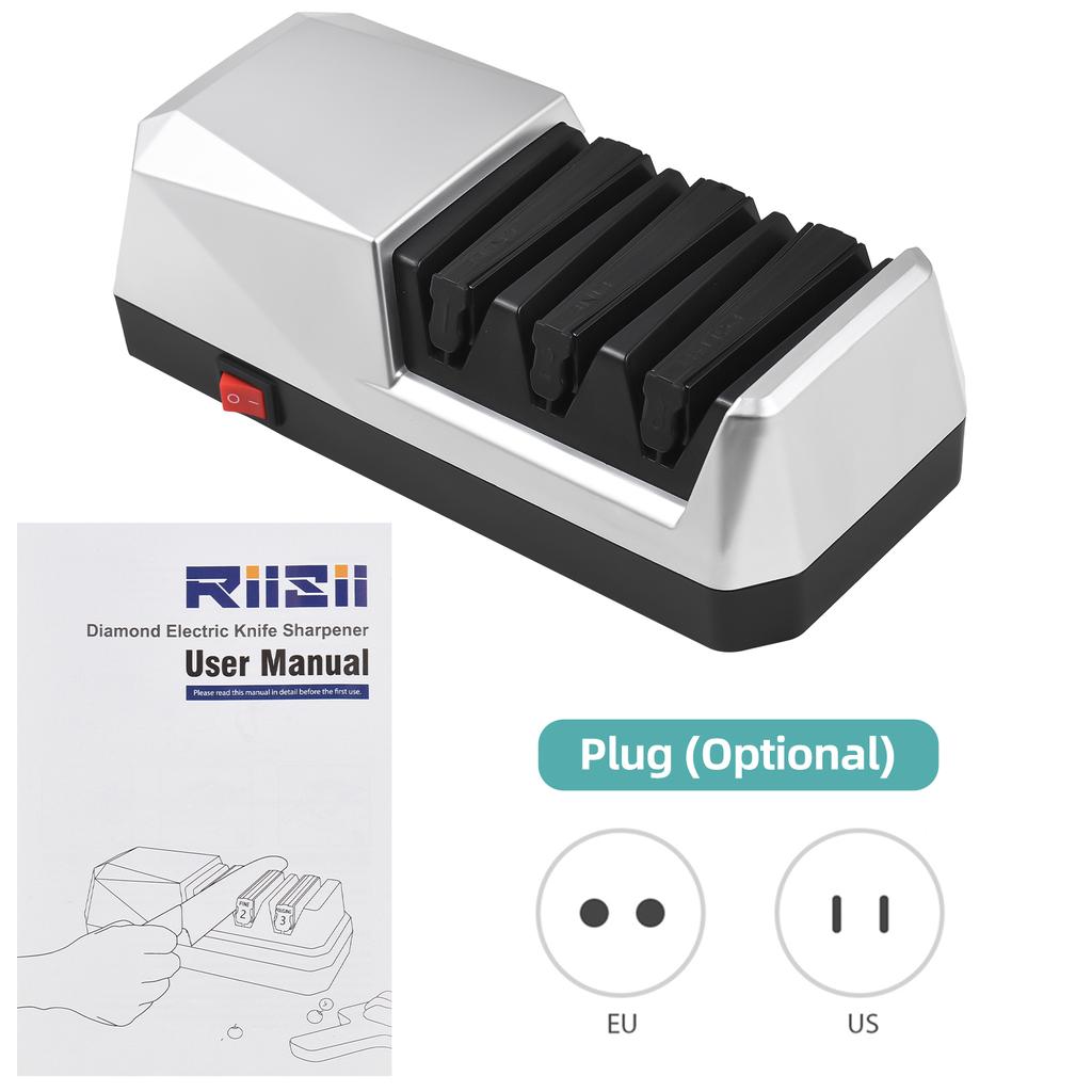 4 в 1 кухонные ножи заточка электрическая система заточки ножей с алмазными абразивами заточка и полировка кухонный инструмент