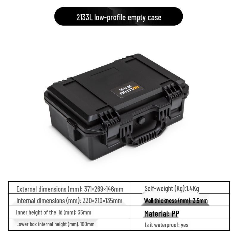 Пластиковый водонепроницаемый ударопрочный защитный бокс для камеры и оборудования