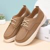 Lace Up Flat Fashion Women Autumn Outwear Runner Sneakers Brand Designer Solid Color Shoes Footwear Zapatillas Mujer2024
