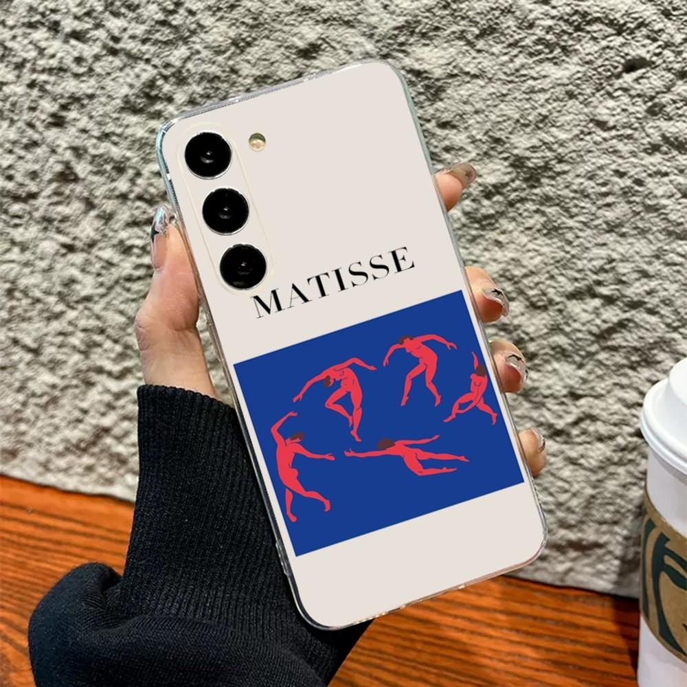 Henri Matisse Art Painting Phone Case Silicone Case For Samsung S30,S23,S21,S22,S20 Ultra,S20 FE lite,S10,S9,S8 PIus Cover Clear
