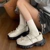 Summer Chunky Women Sports Shoes Fashion Shallow Butterfly-knot Platform Flat Shoes Ladies Casual Outdoor Mary Jane Shoes 2025