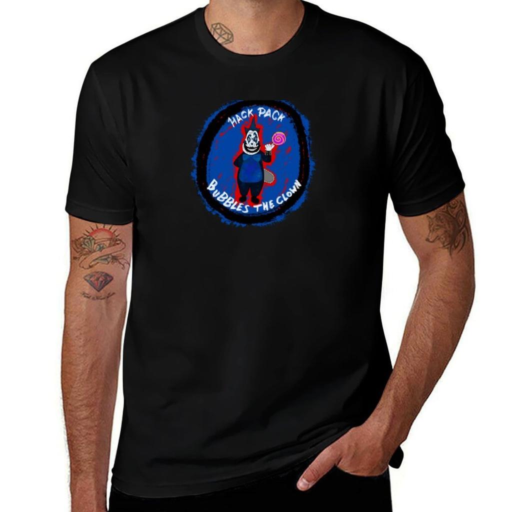 Hack Pack Bubbles the Clown TShirt Water Resistant Casual TShirt