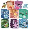 Toy Puzzle Stickers Marine Creature Make A Face Sticker DIY Handicraft Waterproof Repeat Stickers