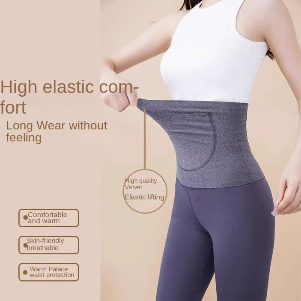 With Double Pocket Girdles Shapewear Thermal Warm Belt Healthy Waist Slim Body Shaper