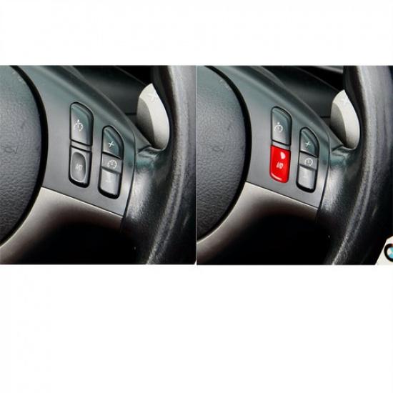 Red Steering Wheel IO Switch Button For 1998-2004 BMW M3 E46 Movement Mode I/O