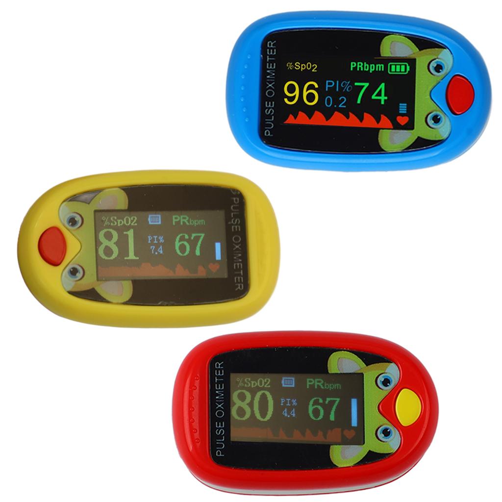 Оксиметр с зажимом на кончике пальца, 6 режимов, автоматическая зарядка через USB, светодиодный монитор кислорода в крови для детей