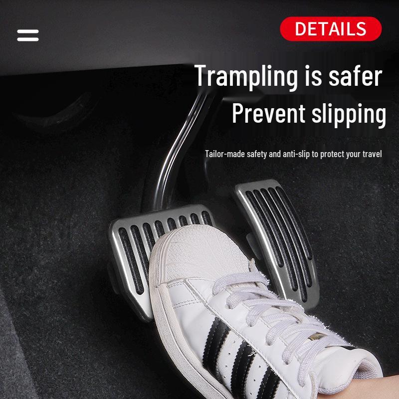 Нескользящая педаль тормоза и газа из алюминиевого сплава для Tesla Model 3/Y