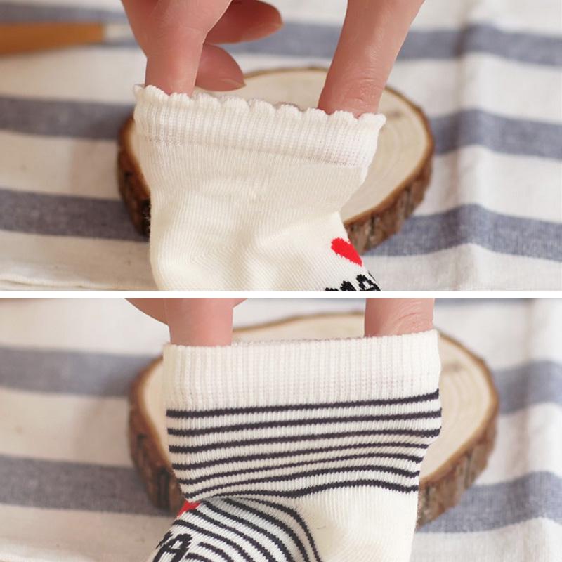 1pair Baby Socken Girls Boys Baby Soft Socks For Newborn Stripe Baby Socks Warm