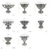 Classical European Flowerpot Silver Flower Planter New Iron Flower Vase  Table Decor