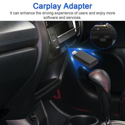 Беспроводной адаптер Carplay, автомобильный ключ, подключенный к беспроводной приставке Carplay USB-A/USB-C Plug & Play