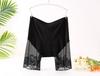 Cotton Shorts For Summer A-line Outerwear, 5% Wide Leg, Plus Size, High Waist, Loose Fit, Sporty, 3% Cotton Linen Casual Pants For Women