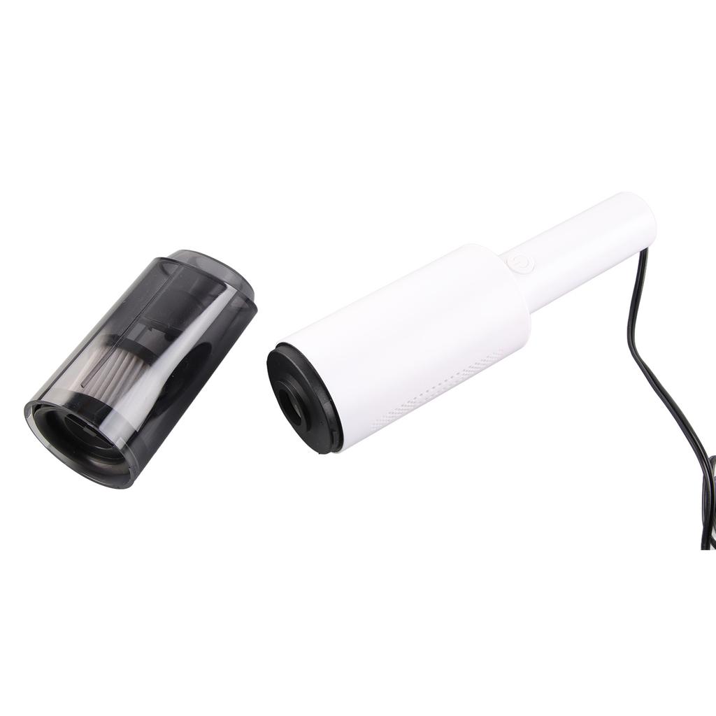 Handheld Vacuum Cleaner Strong Suction Large Power Portable Small Dust Cleaner for Home Car White