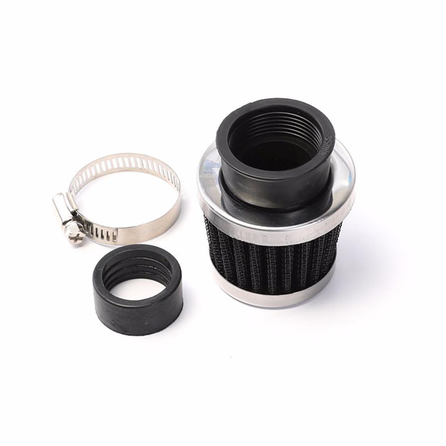 Универсальный 4x 28мм Мотоцикл Квадроцикл Скутер Воздушный Впускной Фильтр Очиститель + Монтажный Хомут