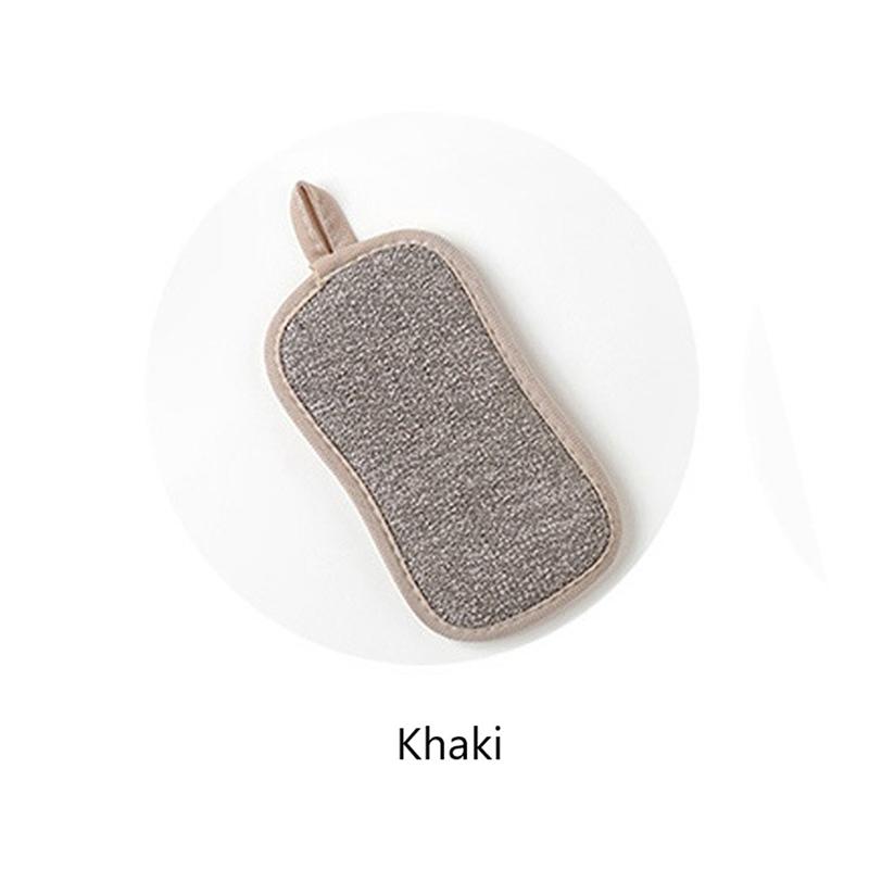 1 шт. Двусторонняя губка для мытья посуды, многоразовые чистящие средства, волшебные губки, салфетка ADM