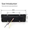 2X 12V 24V 30cm Car Truck Rear Stop Brake Tail Light Taillight Signal Lamp Indicator Trailer Truck Lorry Caravan Van Waterproof.