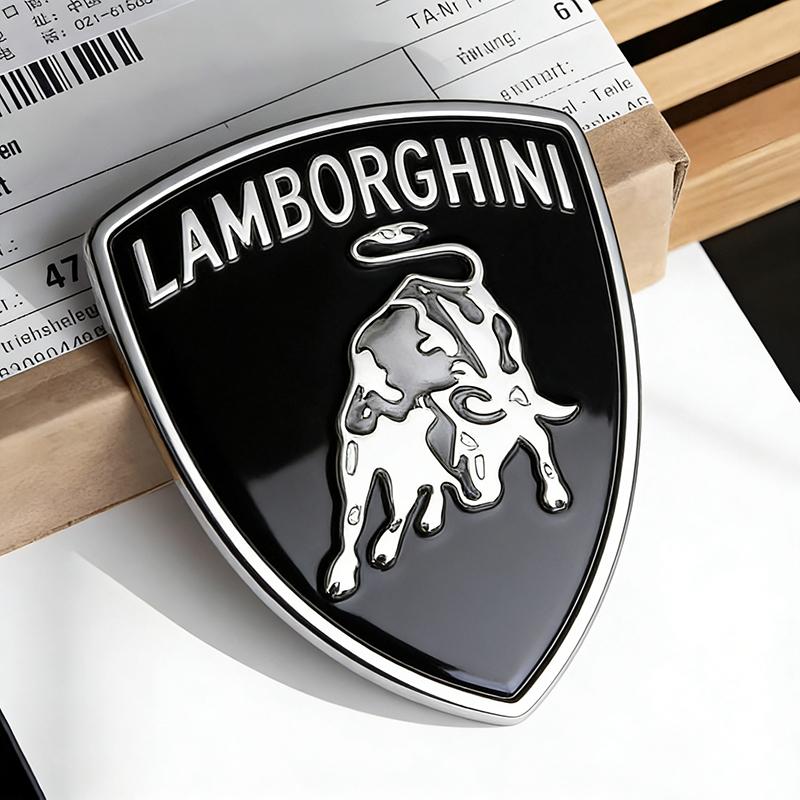 1pc For Lamborghini Urus Huracan Aventador Premium 3D Car Logo Accessories Trunk Body Window Side Metal Badges Sticker Label PP49