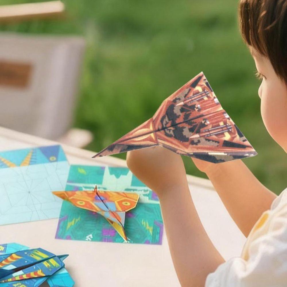 Монтессори Самолет ручной работы Оригами Универсальный бумажный самолетик Игрушка Дети Малыши Дети